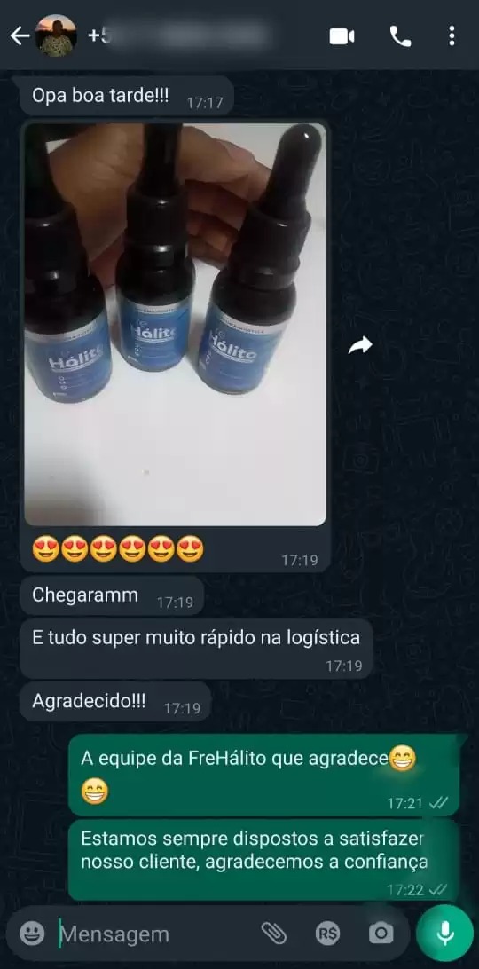 Depoimento cliente Fre Hálito